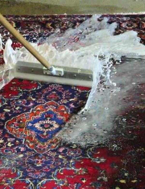 شستن فرش قبل از اسباب کشی